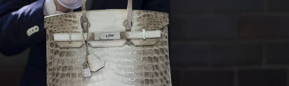 Leather Birkin bag